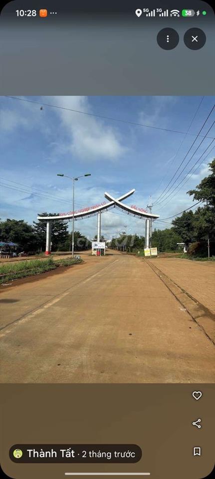 Bán đất cổng  khu công nghiệp nhân cơ