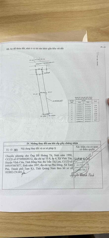 cần bán lô đất mặt tiền