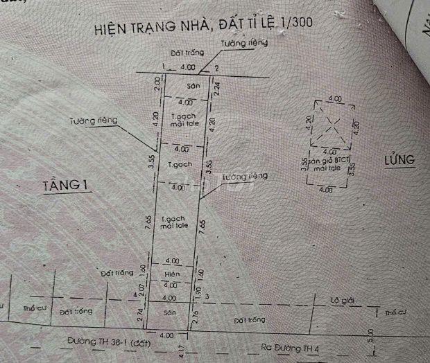MÌNH CHÍNH CHỦ CẦN BÁN CĂN NHÀ 4*24 - HẺM XE HƠI - XE ĐẬU TRONG NHÀ