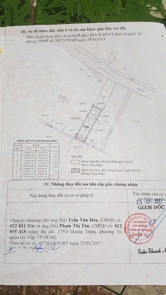 bán nhà tl47 thạnh lộc q12 có sẵn 4 phòng trọ và 1 gian nhà ở