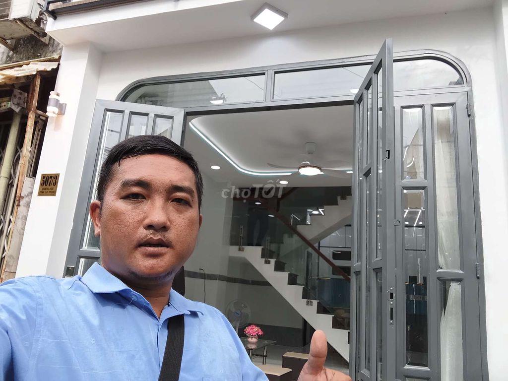 NHÀ MỚI TOANH,2 TẦNG  ĐƯỜNG CHIẾN LƯỢC BÌNH TÂN, 4×8 ,HẺM XH,SHR