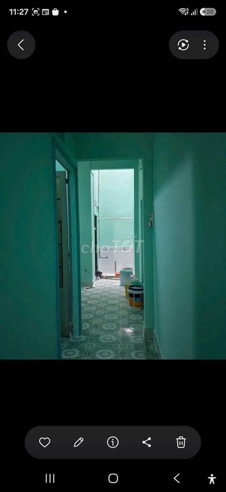 Nhà Bán Chính Chủ 1 trệt 1 lầu đúc suốt 4x14 hướng Đông