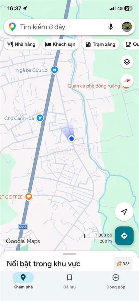 Cần bán gấp đất 200,9m² thôn Cửu Lợi 2 Xã Cam Lâm Tỉnh Khánh Hoà