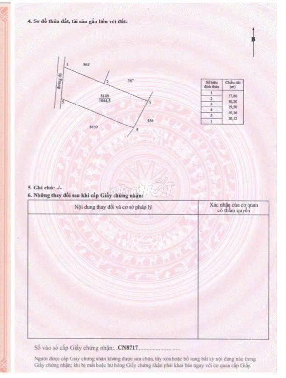 Bán Đất gần KCN Tân Hương, full thổ cư, mặt tiền đường ô tô 20m