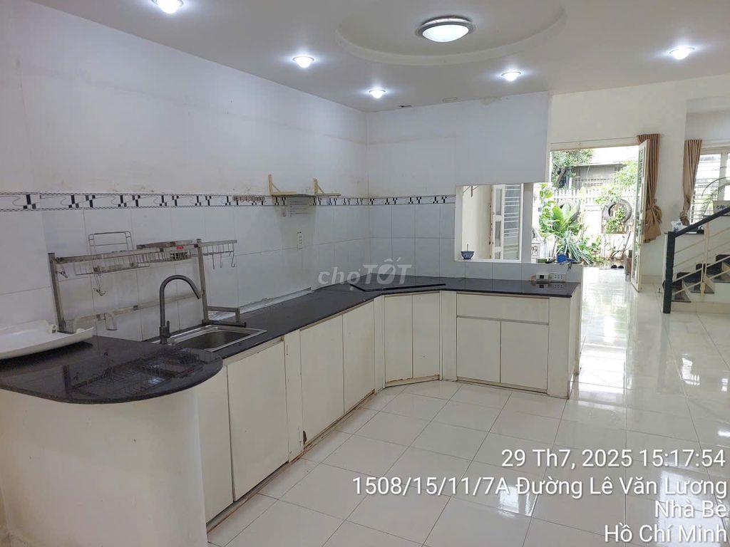 Cho thuê nguyên căn hẻm 1508 Lê Văn Lương 1 trệt, 1 lầu