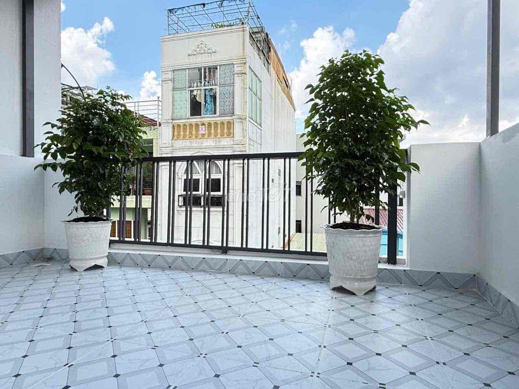 Chỉnh chủ bán nhà 4 tầng Phan Văn Trị, hẻm 7m thông, nhỉnh 6tỷ