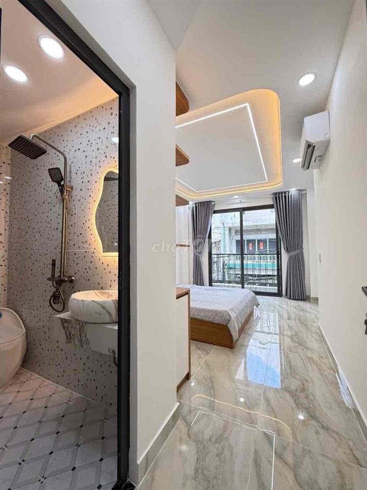 Chỉnh chủ bán nhà 4 tầng Phan Văn Trị, hẻm 7m thông, nhỉnh 6tỷ