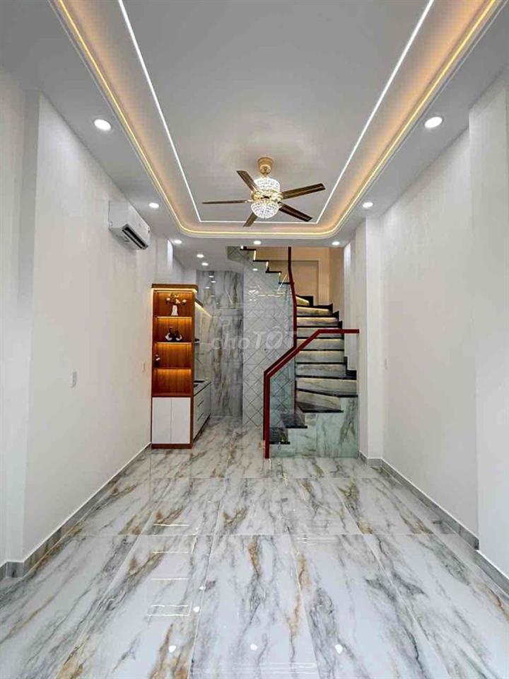 Chỉnh chủ bán nhà 4 tầng Phan Văn Trị, hẻm 7m thông, nhỉnh 6tỷ