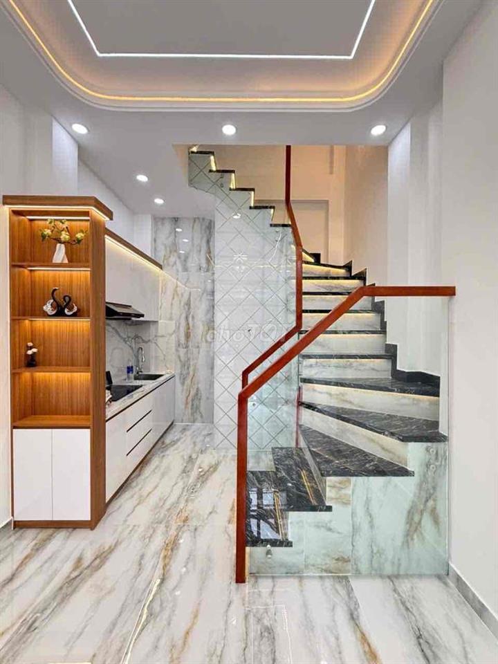 Chỉnh chủ bán nhà 4 tầng Phan Văn Trị, hẻm 7m thông, nhỉnh 6tỷ