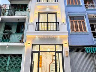 Chỉnh chủ bán nhà 4 tầng Phan Văn Trị, hẻm 7m thông, nhỉnh 6tỷ