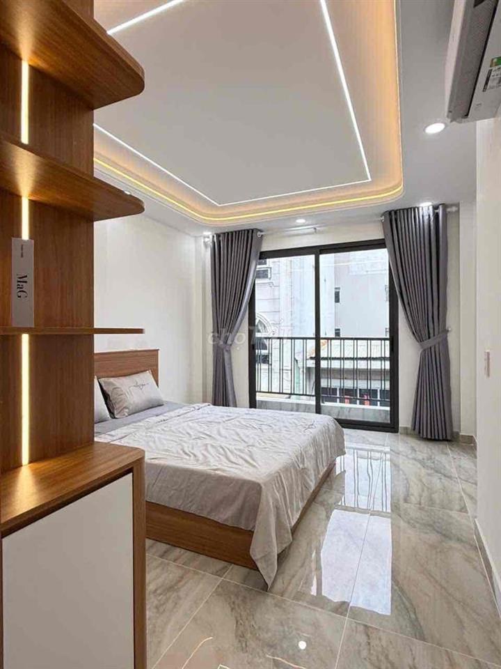 Chỉnh chủ bán nhà 4 tầng Phan Văn Trị, hẻm 7m thông, nhỉnh 6tỷ