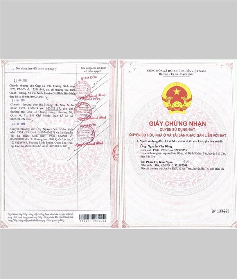 Bán nhà 