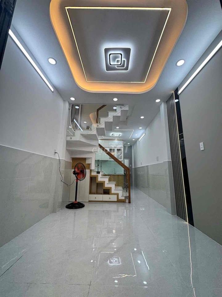 NHÀ MỚI- 3x8m-2PN-2WC-1BC-HEM BA GÁC-KHU DÂN TRi