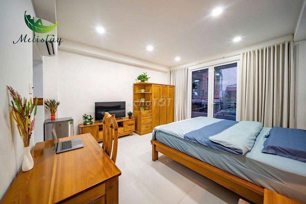 🍀 Căn hộ 1PN_BANCONG_35M2_FULL NỘI THẤT_ Gần Cầu Calmette