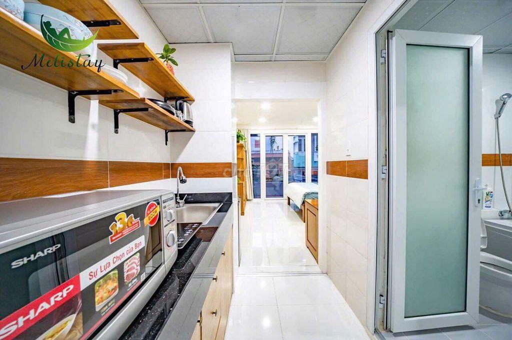 🍀 Căn hộ 1PN_BANCONG_35M2_FULL NỘI THẤT_ Gần Cầu Calmette