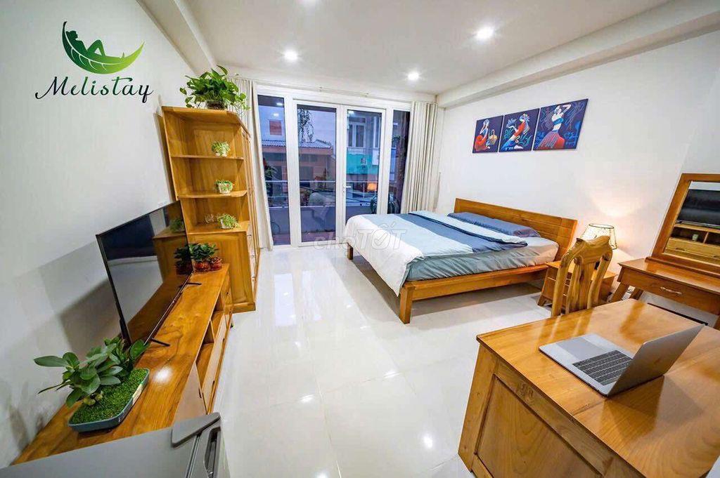 🍀 Căn hộ 1PN_BANCONG_35M2_FULL NỘI THẤT_ Gần Cầu Calmette