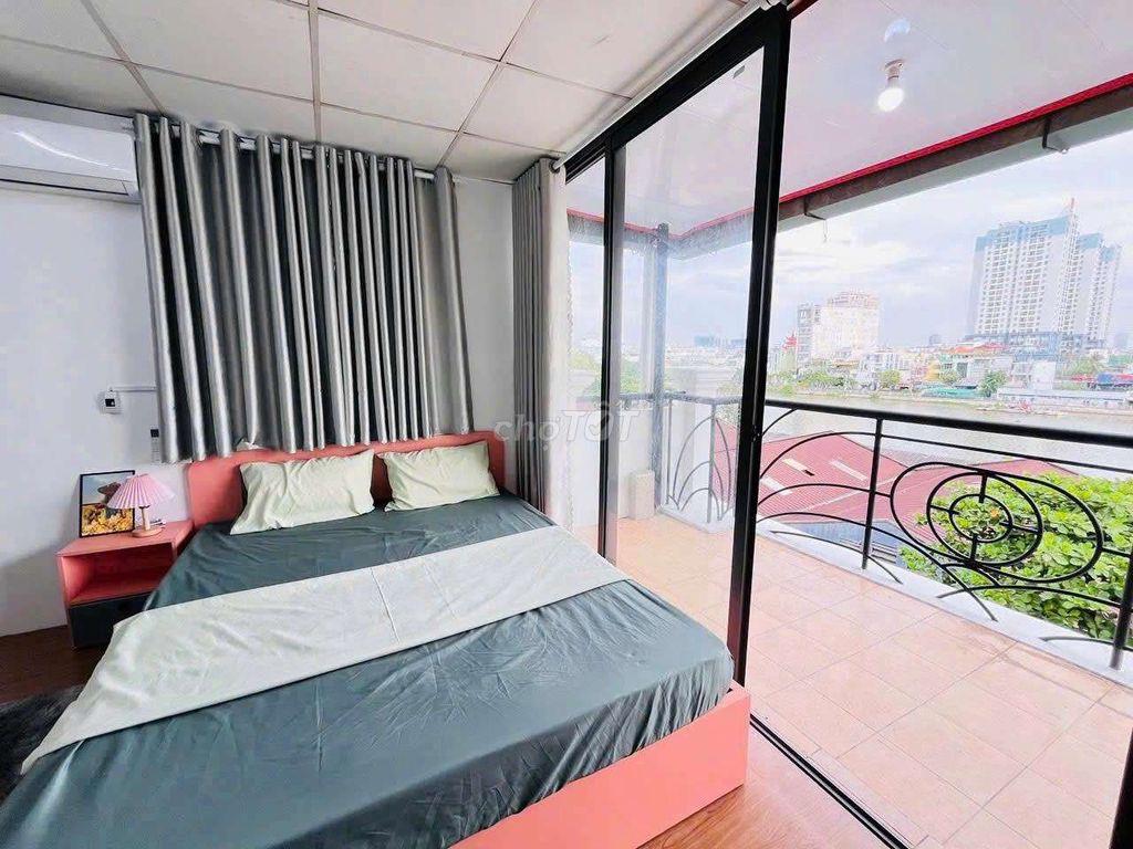 🍀 Căn hộ 1PN_BANCONG_50m2_FULL NỘI THẤT_ Gần cầu Khánh Hội