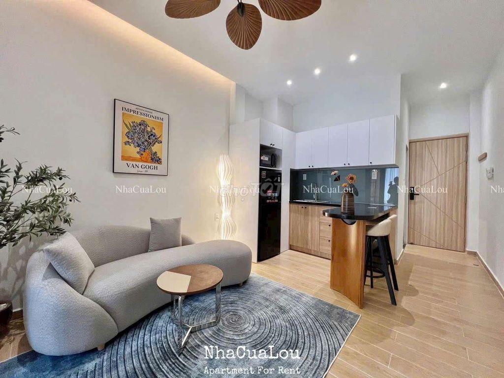 🎉 Căn Hộ STUDIO-1PN_55m2_Full Nội Thất_Gần Cầu Bông, Cv lê văn Tám