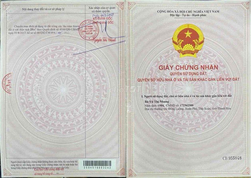 ....Hot hot...CHÍNH CHỦ BÁN ĐẤT 2 MẶT TIỀN AN NHƠN (DĨ AN) - LÝ TƯỞNG