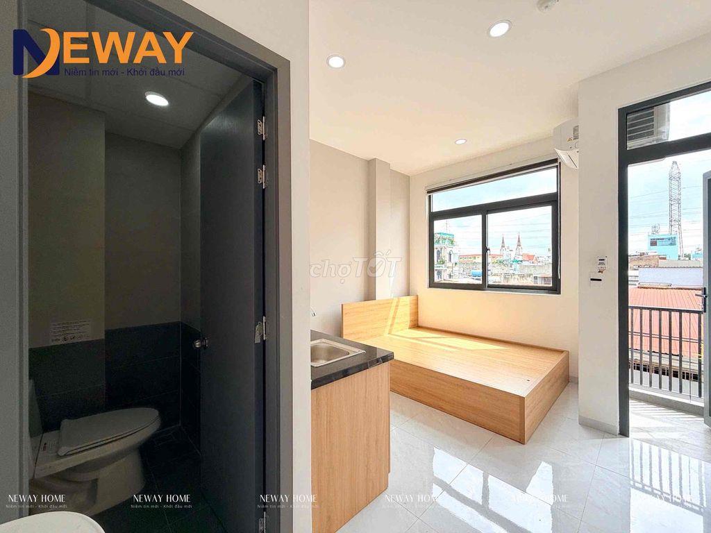 CHO THUÊ STUDIO MỚI XÂY CÓ THANG MÁY - BANCOL RIÊNG GẦN AEON TÂN PHÚ