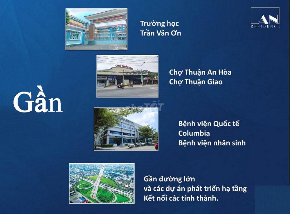 Bán đất thổ cư sổ hồng Thuận An Hòa