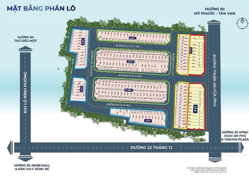 Bán đất thổ cư sổ hồng Thuận An Hòa