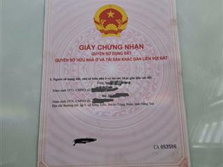 Chính chủ cần bán đất ở cây gáo , trảng bom , đồng nai