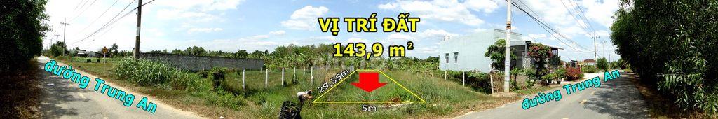 Đất MẶT TIỀN đường Trung An CỦ CHI