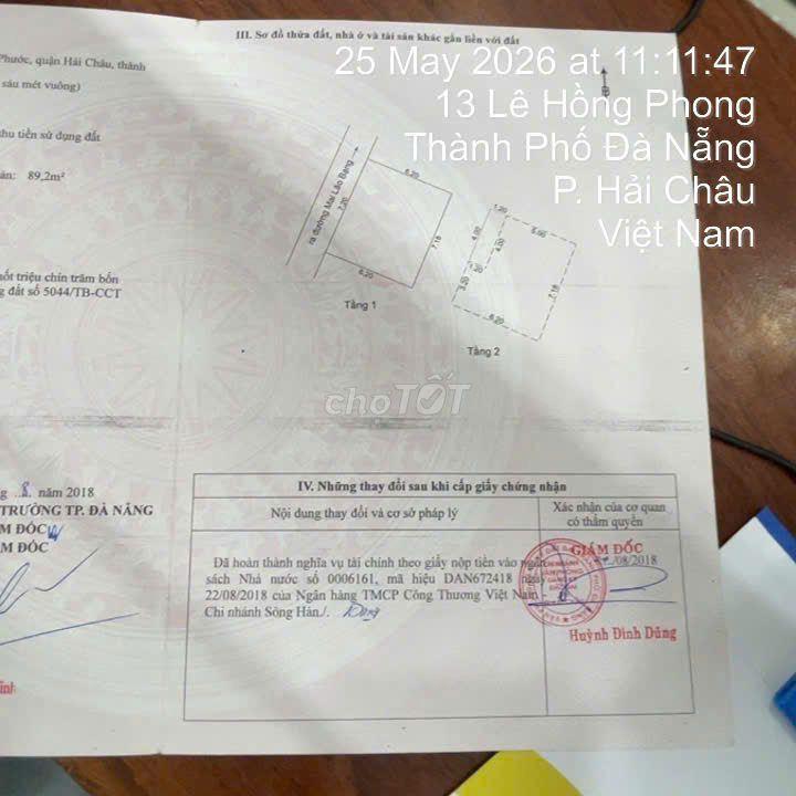 Nhà đẹp chính chủ MAI LÃO BẠNG gần đường chính