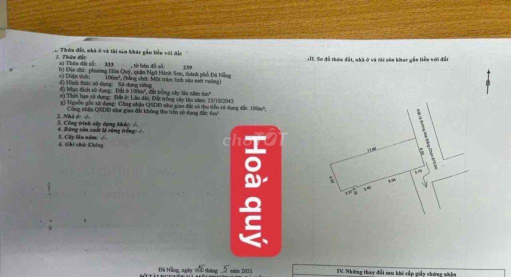 bán lô đất kiệt mai đăng chơn