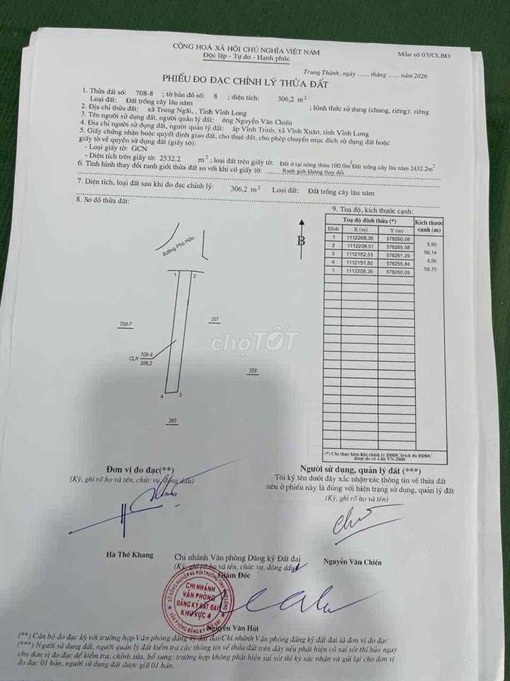 BÁN NHANH 6 NỀN ĐẤT BAO THUẾ