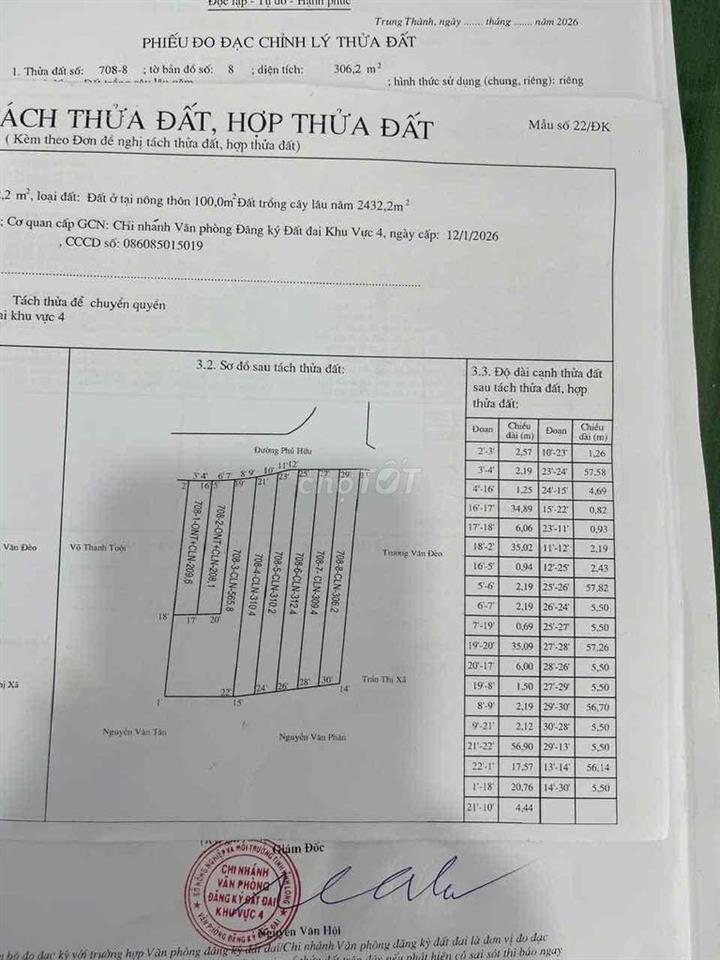 BÁN NHANH 6 NỀN ĐẤT BAO THUẾ