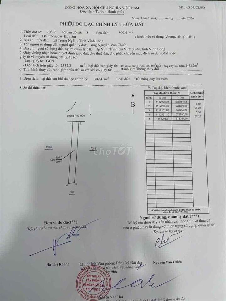 BÁN NHANH 6 NỀN ĐẤT BAO THUẾ