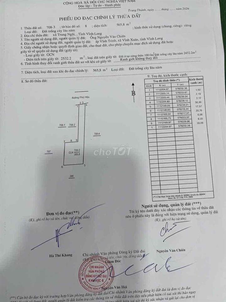 BÁN NHANH 6 NỀN ĐẤT BAO THUẾ