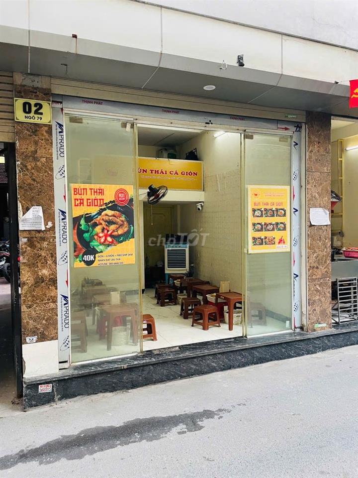 MẶT BẰNG - Kios kinh doanh đầu Ngõ 79 đường Cầu Giấy