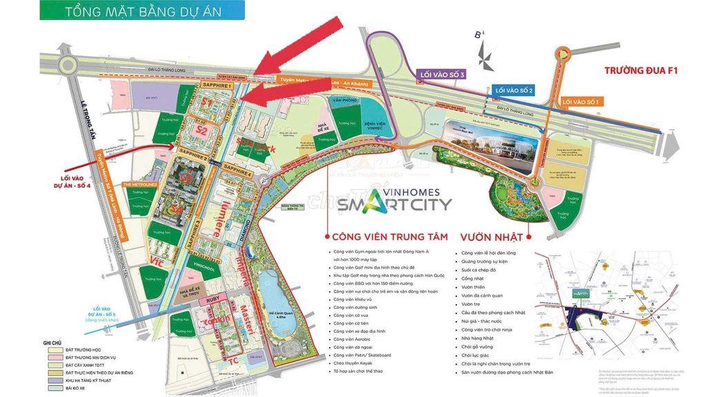 BÁN THE SOLA PARK-VINHOMES SMART CITY-2N2VS-3,45 TỶ K VIEW TÂM LINH