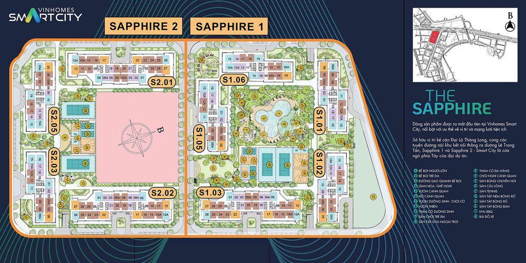 BÁN THE SOLA PARK-VINHOMES SMART CITY-2N2VS-3,45 TỶ K VIEW TÂM LINH