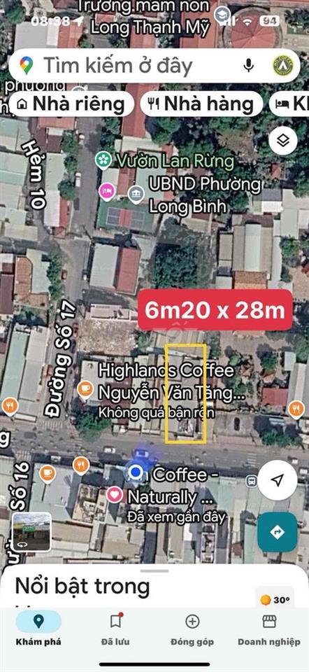bán mặt tiền đường Nguyễn Văn Tăng Thủ Đức