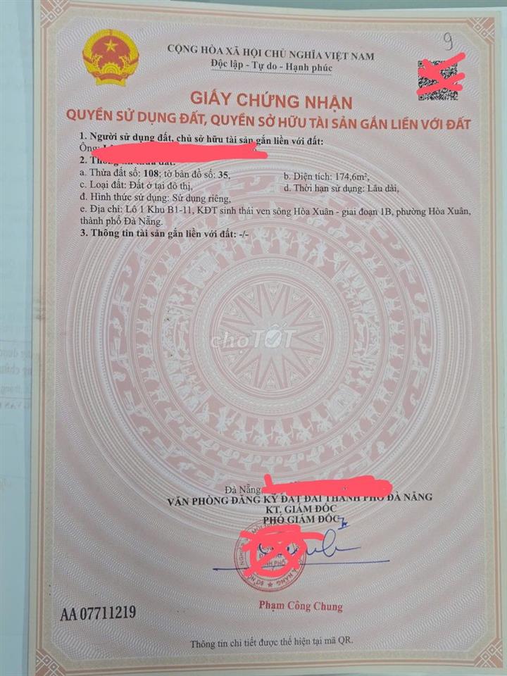 ĐẤT TRỐNG CHO THUÊ--ĐẢO VIP HÒA XUÂN