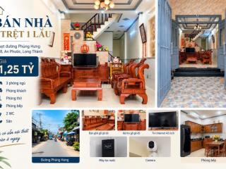 NHÀ 1 TRỆT 1 LẦU ĐƯỜNG PHÙNG HƯNG, HẺM SẸT/1, 3PN, 80M2