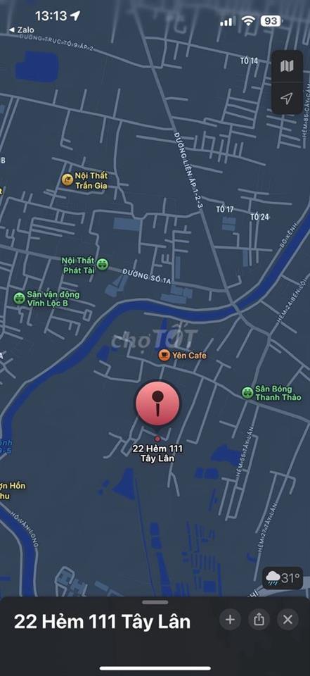 Bán đất chính chủ Tân Tạo Tân Bình