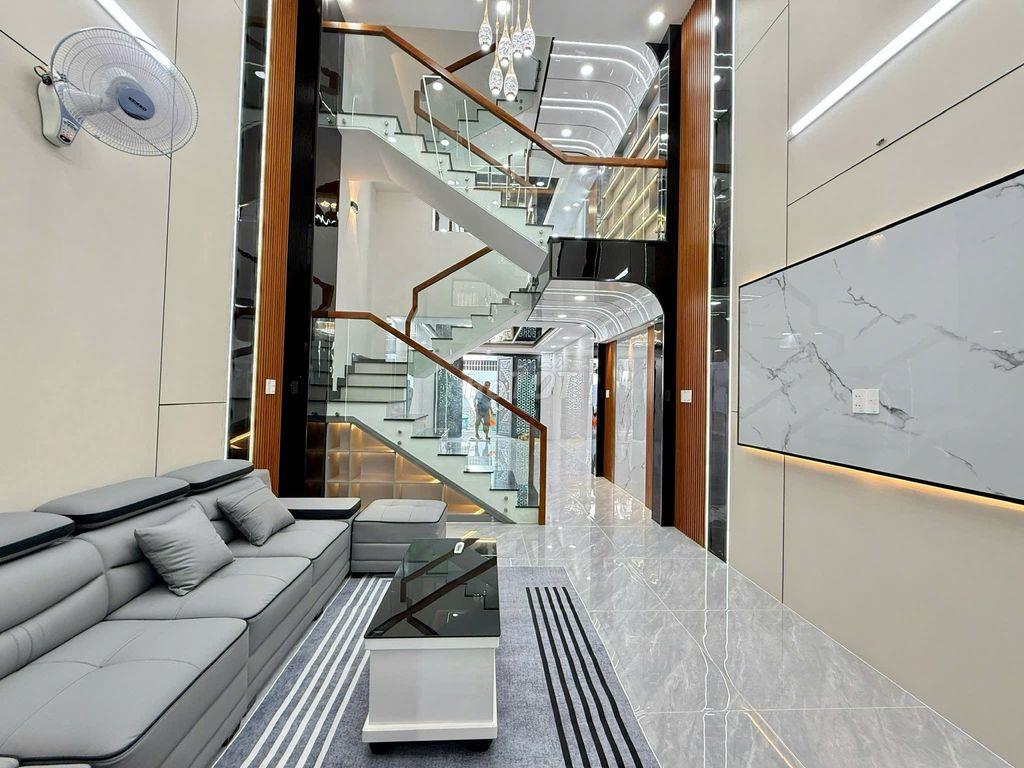 Nhà Phố Mới Đẹp Hẻm Nhựa 6m Thông Đường Lê Thị Riêng p. Thới An Q12