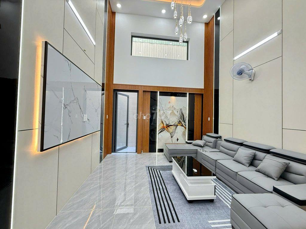 Nhà Phố Mới Đẹp Hẻm Nhựa 6m Thông Đường Lê Thị Riêng p. Thới An Q12