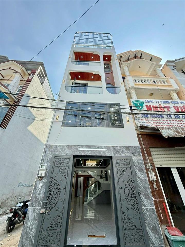 Nhà Phố Mới Đẹp Hẻm Nhựa 6m Thông Đường Lê Thị Riêng p. Thới An Q12
