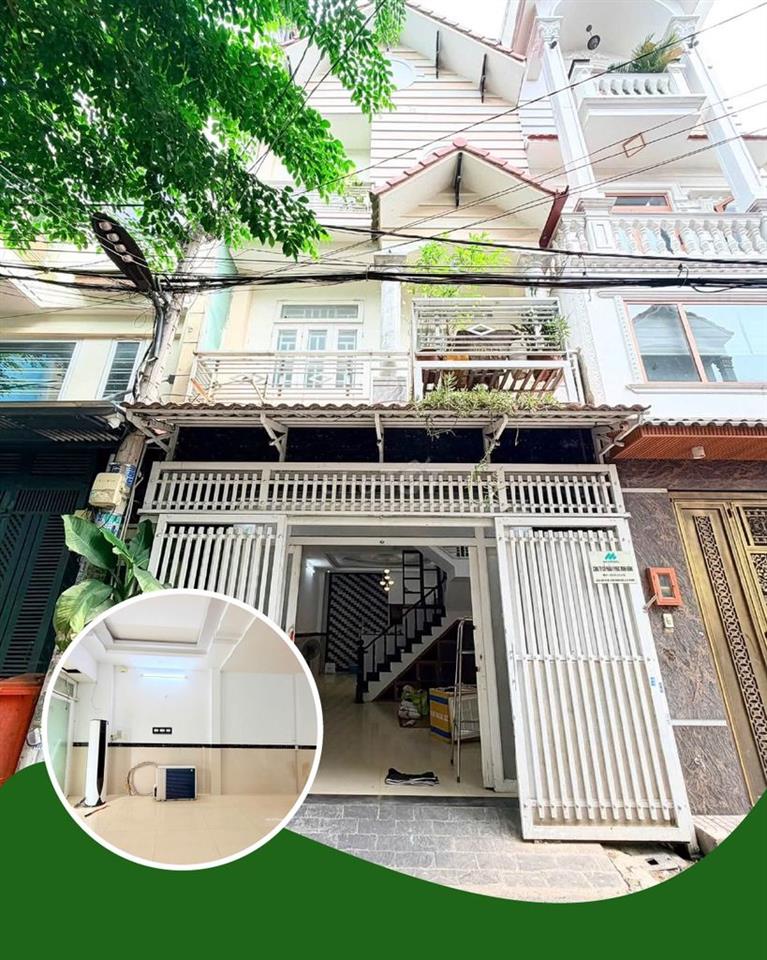 CHO THUÊ NHÀ 3 LẦU HẺM ĐƯỜNG LÂM THỊ HỐ PHƯỜNG TÂN CHÁNH HIỆP Q12