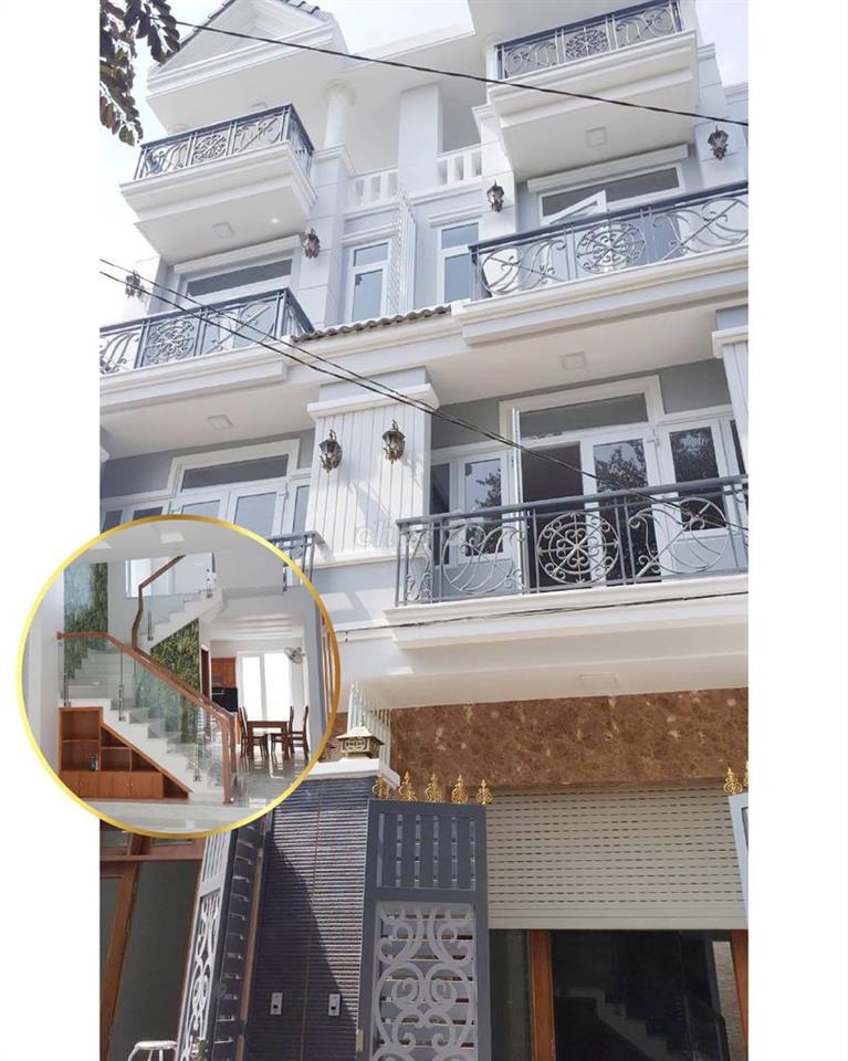 CHO THUÊ NHÀ 3 LẦU MỚI ĐẸP HẺM XE TẢI LÊ THỊ RIÊNG P. THỚI AN Q12