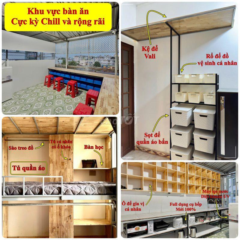 [Chính chủ-Giá rẻ] Ký túc xá Gò Vấp sát IUH DHV - Bao hết chi phí 100%