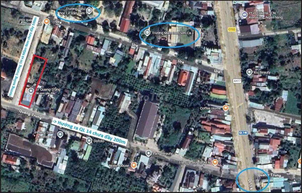 BÁN NHÀ 2 MẶT TIỀN ĐƯỜNG QUANG TRUNG