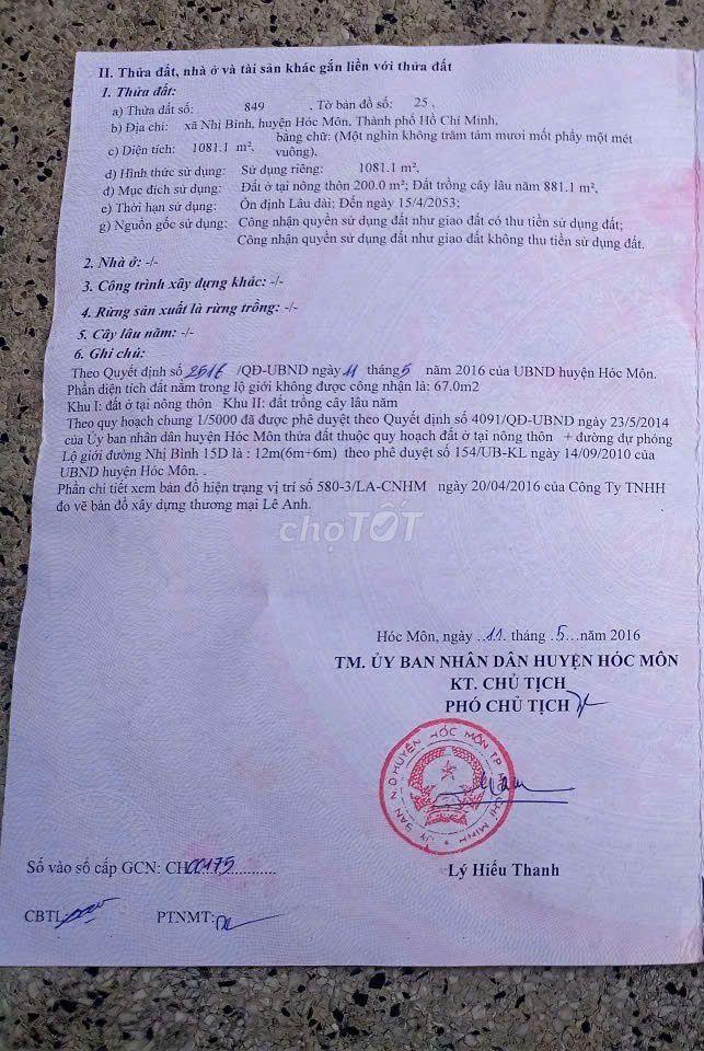 Bán Xưởng đang cho thuê, P. Đông Thạnh , TP HCM