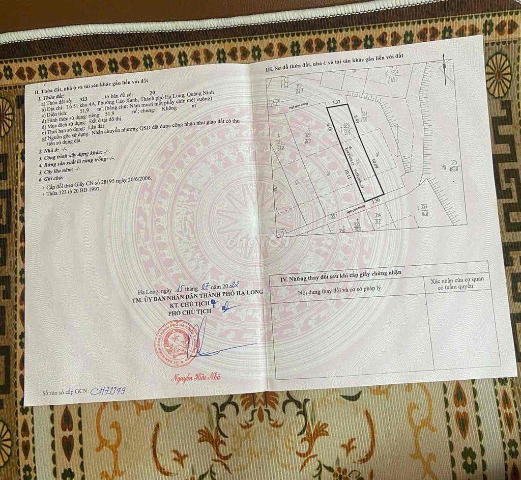 Bán nhà chỉ 1,1 tỉ nhà cách trục đường chính Cao Xanh 20m